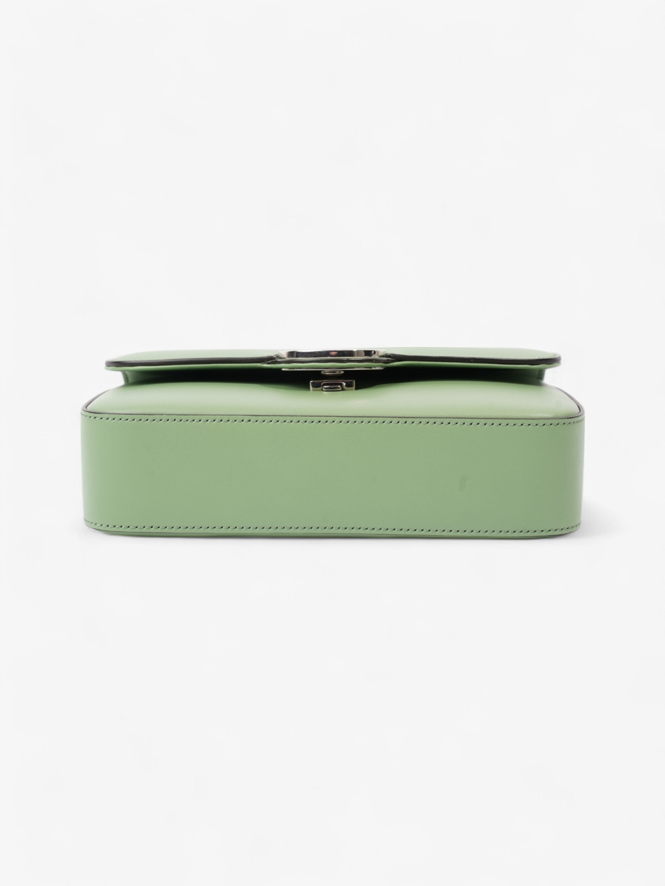 Gucci GG Shoulder Bag Light Green Leather Mini