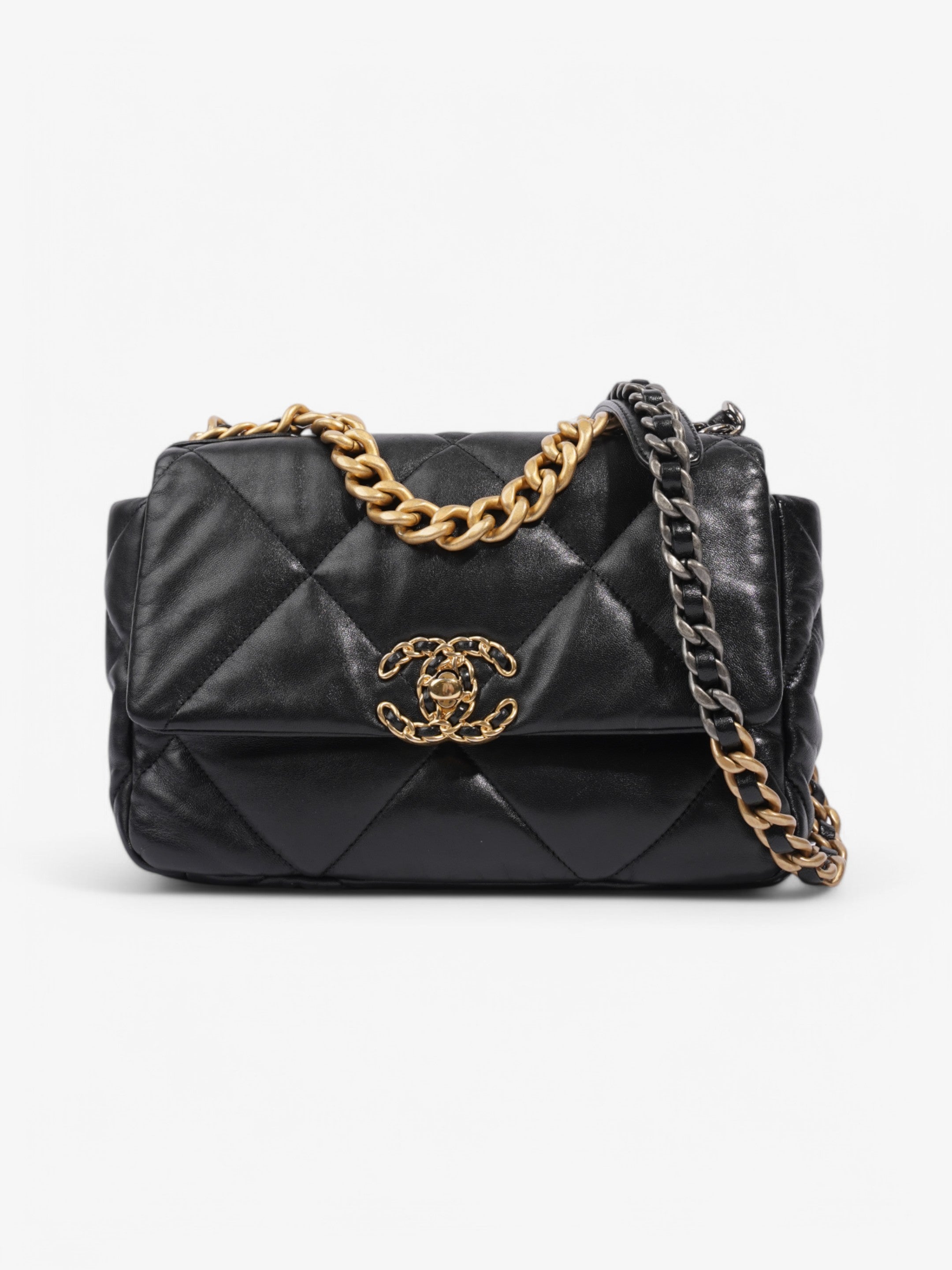 Chanel Chanel 19 Bag Black Lambskin Leather