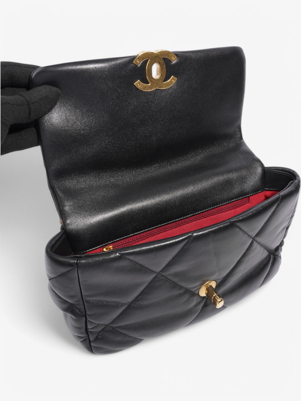 Chanel Chanel 19 Bag Black Lambskin Leather