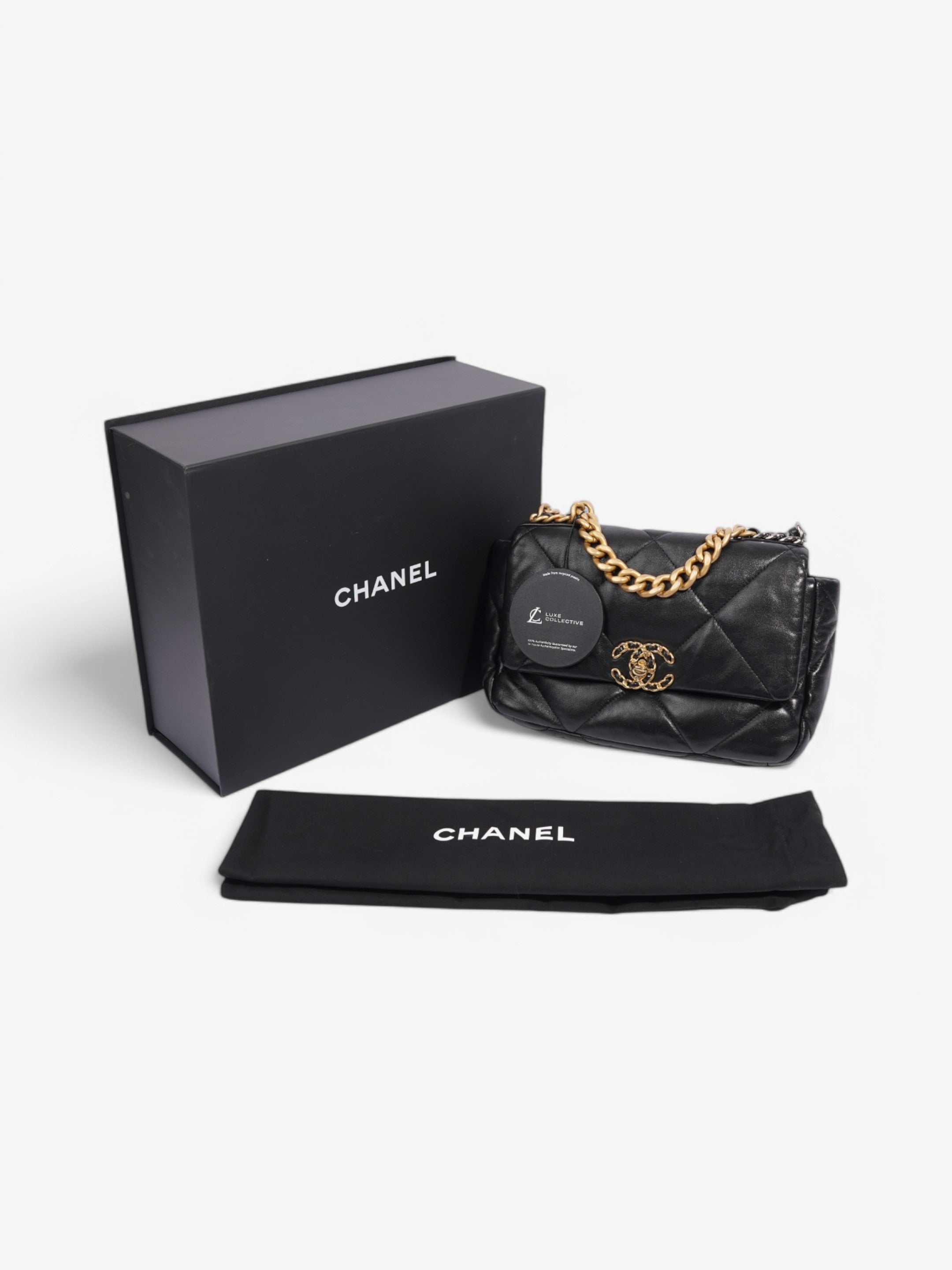 Chanel Chanel 19 Bag Black Lambskin Leather