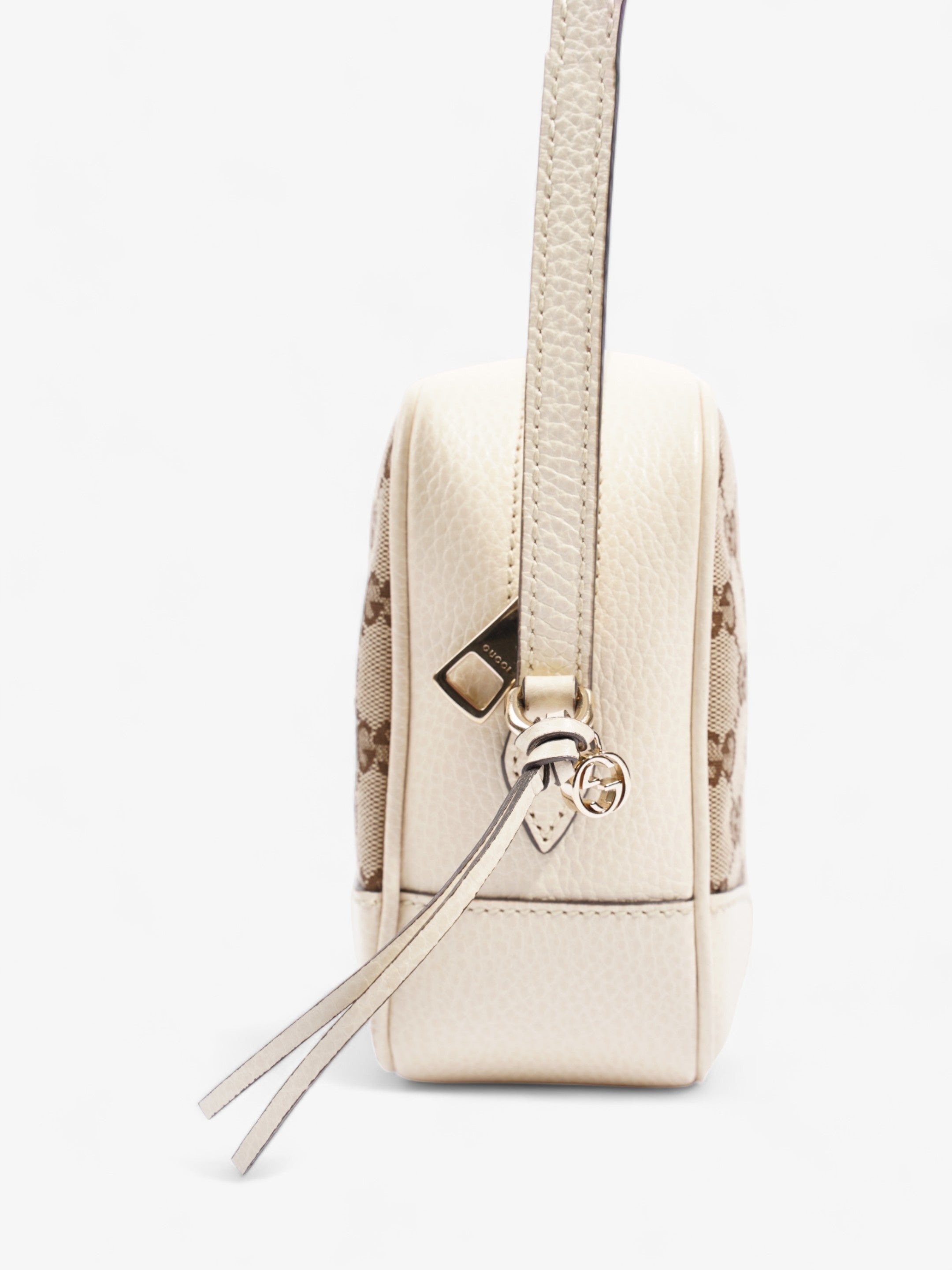 Gucci Bree Beige And Ebony GG Supreme Canvas