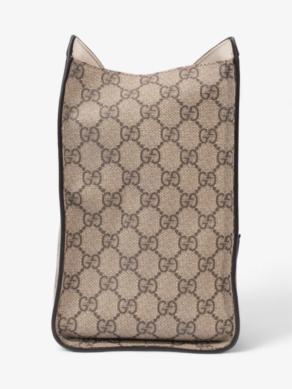 Gucci Padlock Beige And Ebony GG Supreme / Cream Coated Canvas Small