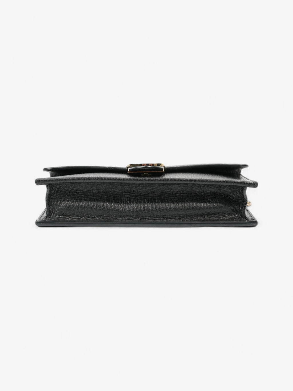 Gucci Interlocking GG Chain Wallet Black Leather