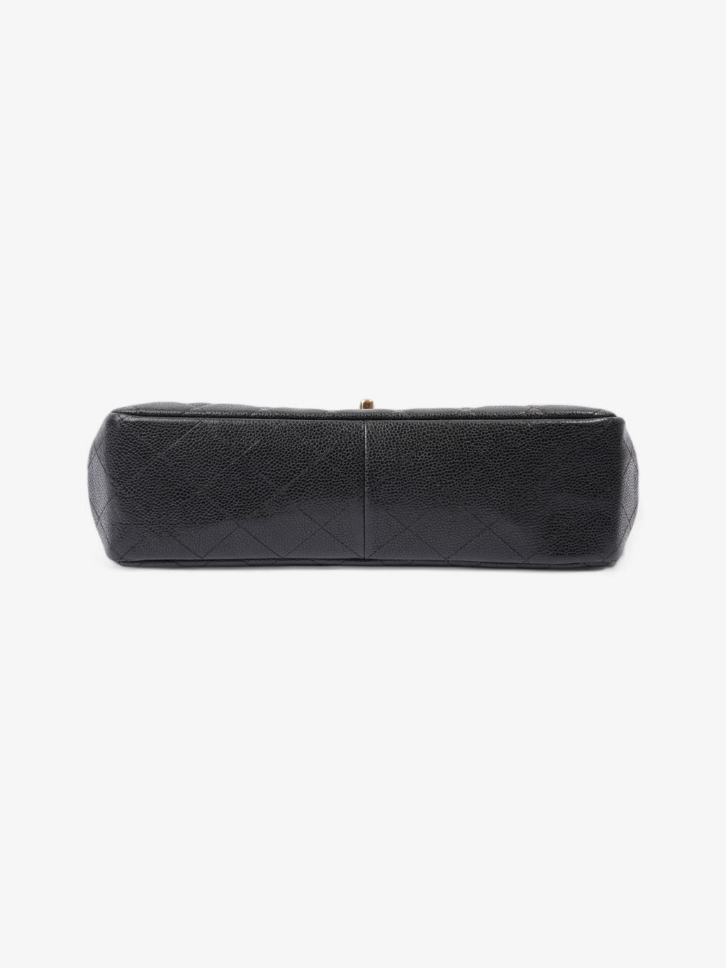 Chanel Classic Single Flap Black Caviar Leather Jumbo