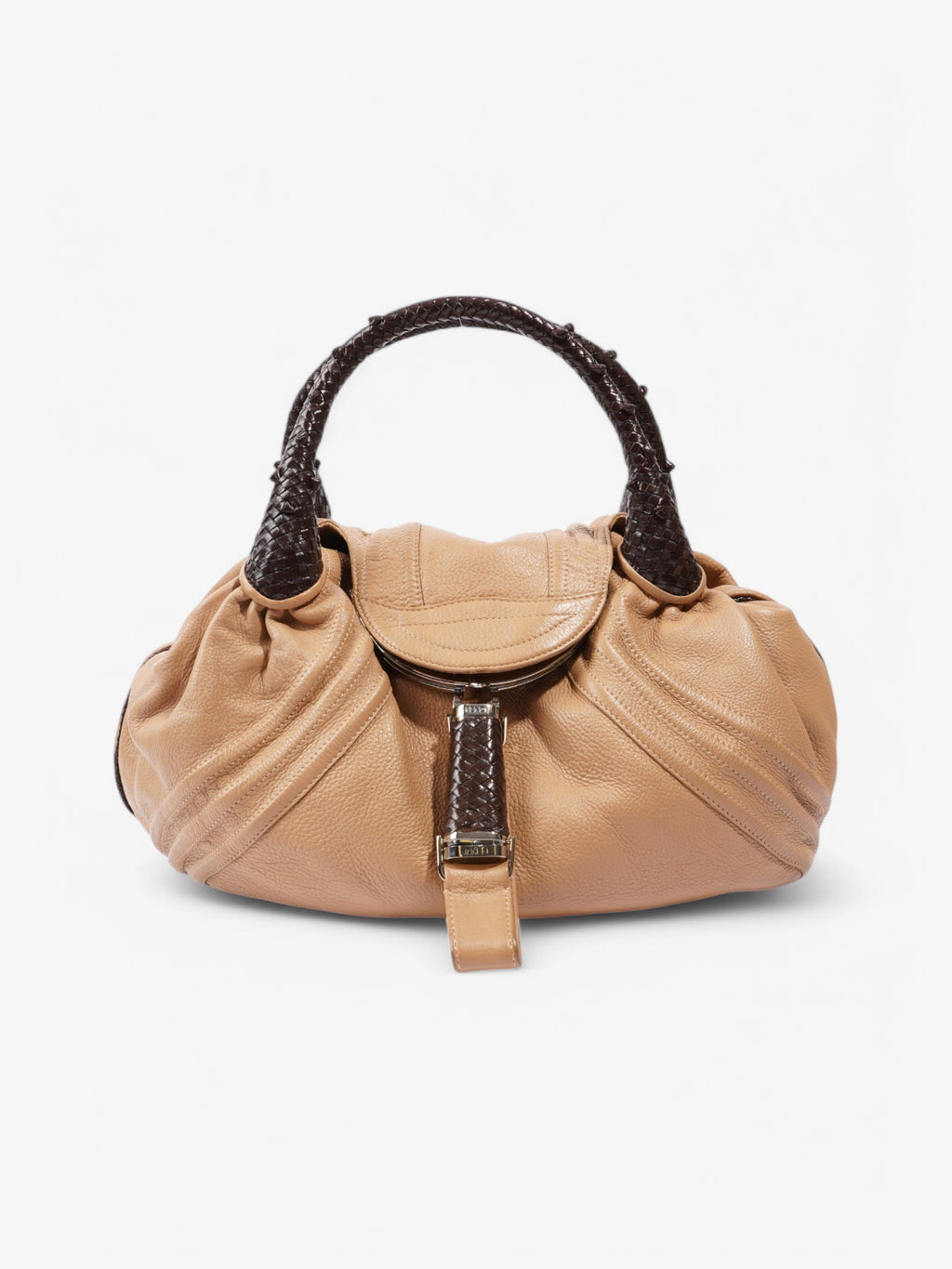 Fendi Spy Hobo Tan / Brown Leather