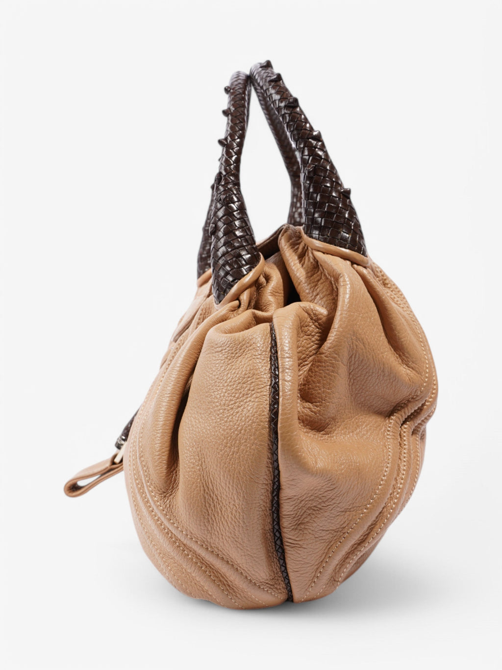 Fendi Spy Hobo Tan / Brown Leather