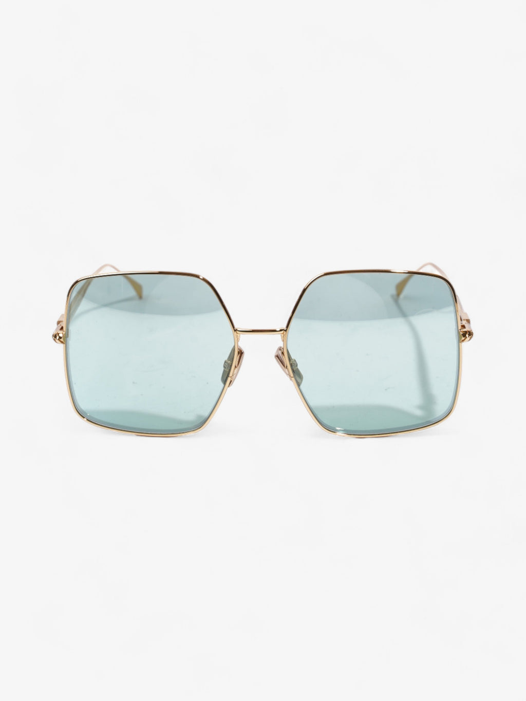 Fendi Aviator Sunglasses Gold Base Metal 145mm