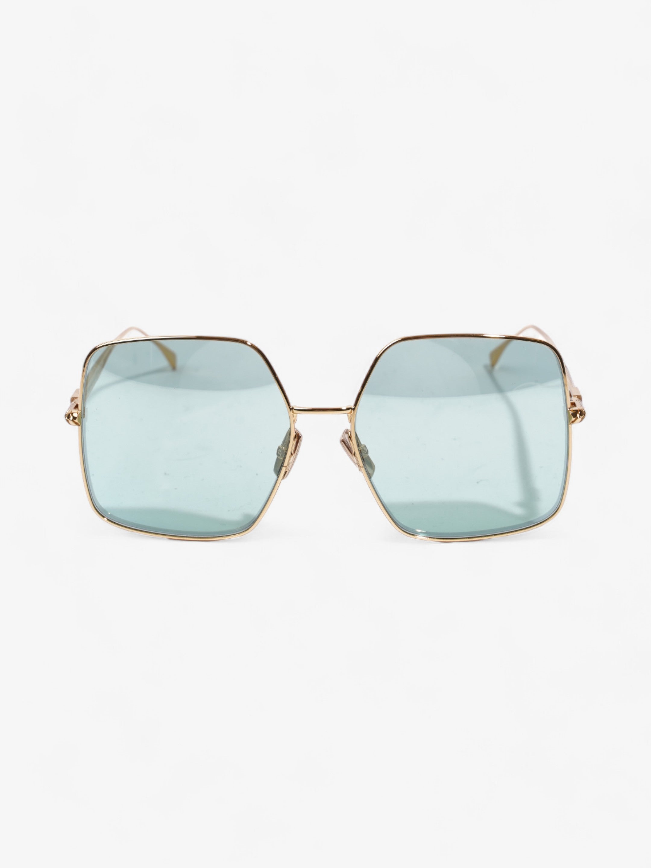 Fendi Aviator Sunglasses Gold Base Metal 145mm