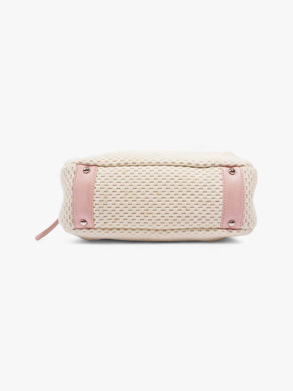Chanel LAX Bowler Bag Pink / Natural Fabric
