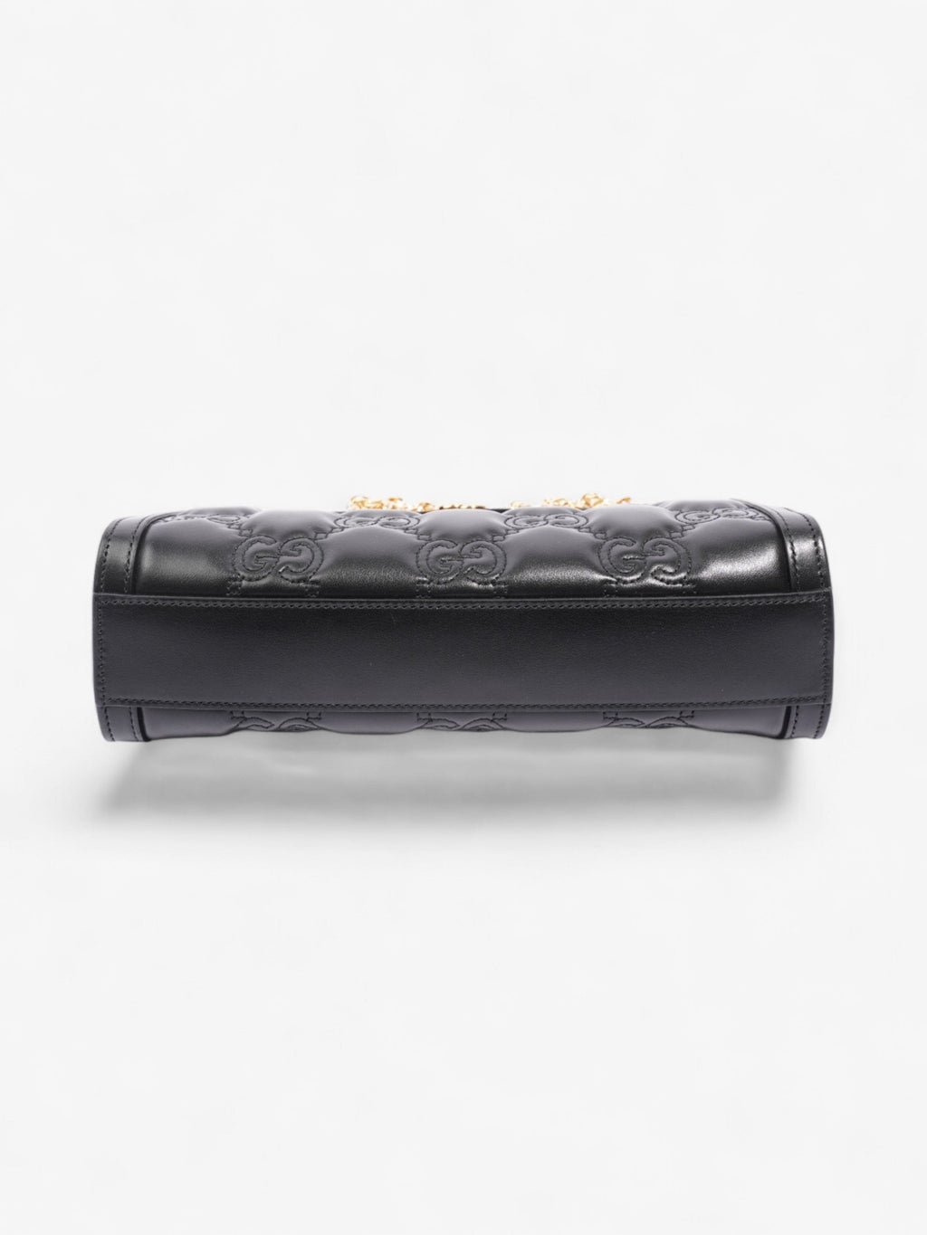 Gucci GG Shoulder Bag Black Matelasse Leather Small