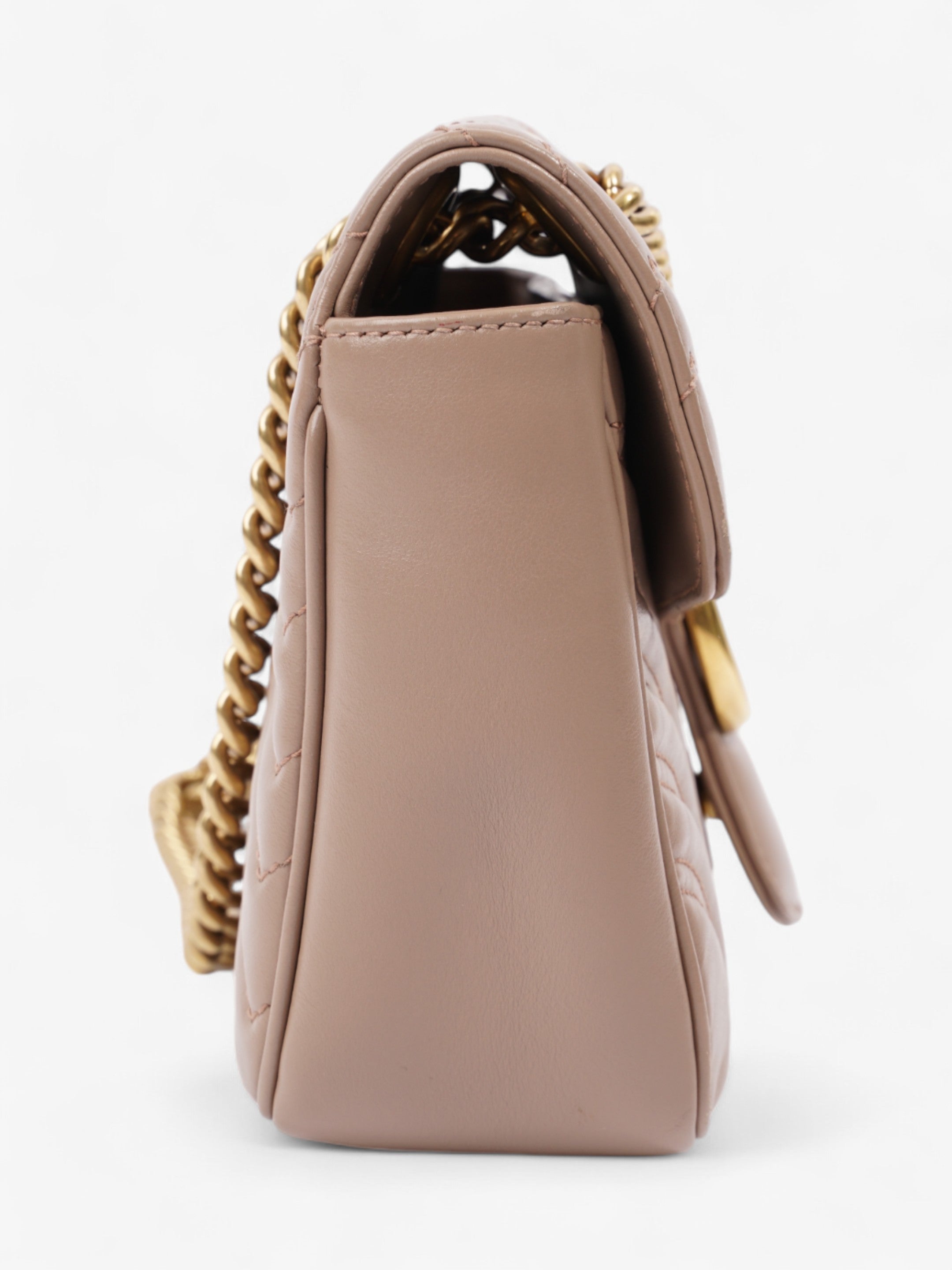 Gucci GG Marmont Dusty Pink Matelasse Leather Small