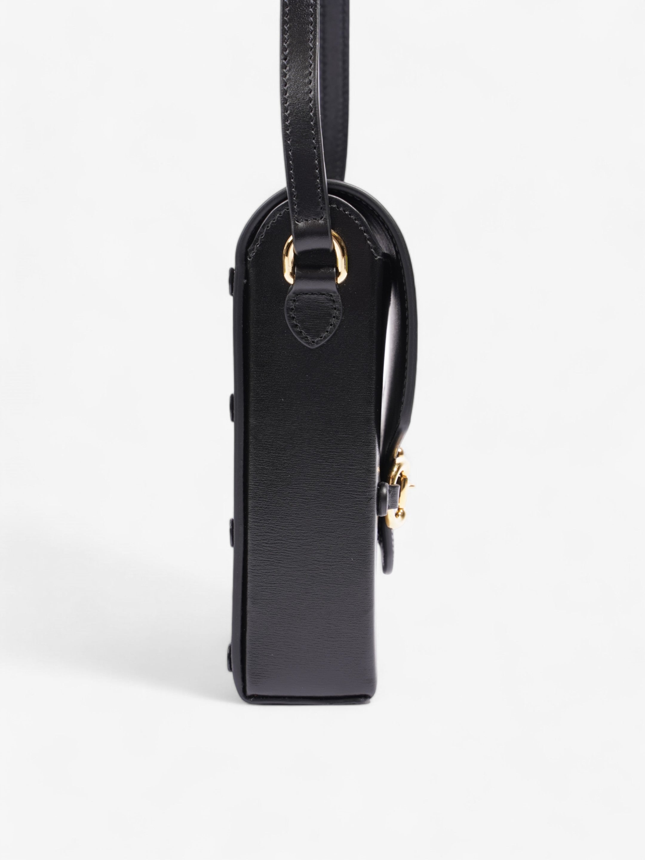 Gucci Horsebit 1955 Vertical Crossbody Black Leather