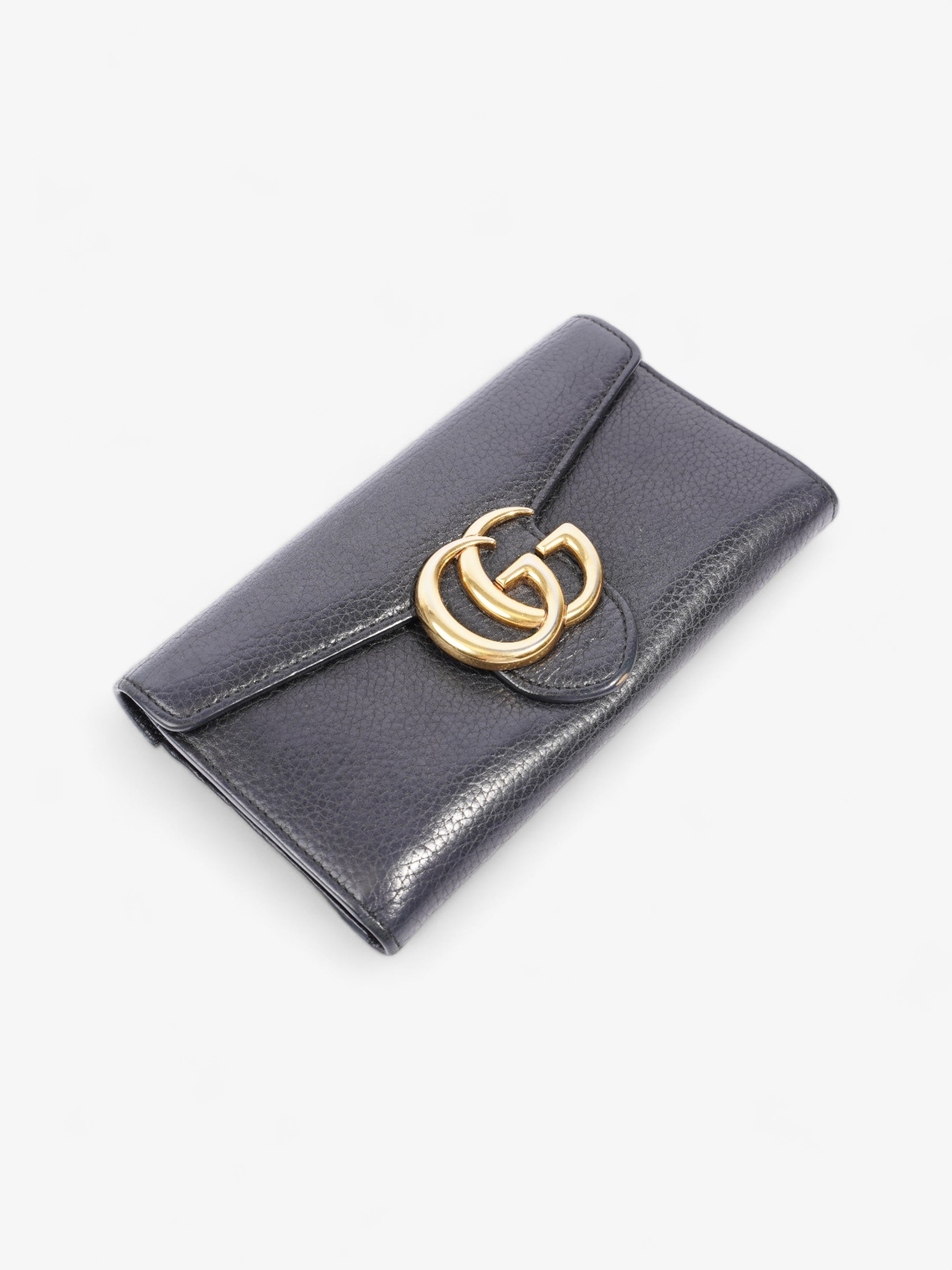 Gucci Marmont Wallet Black Leather