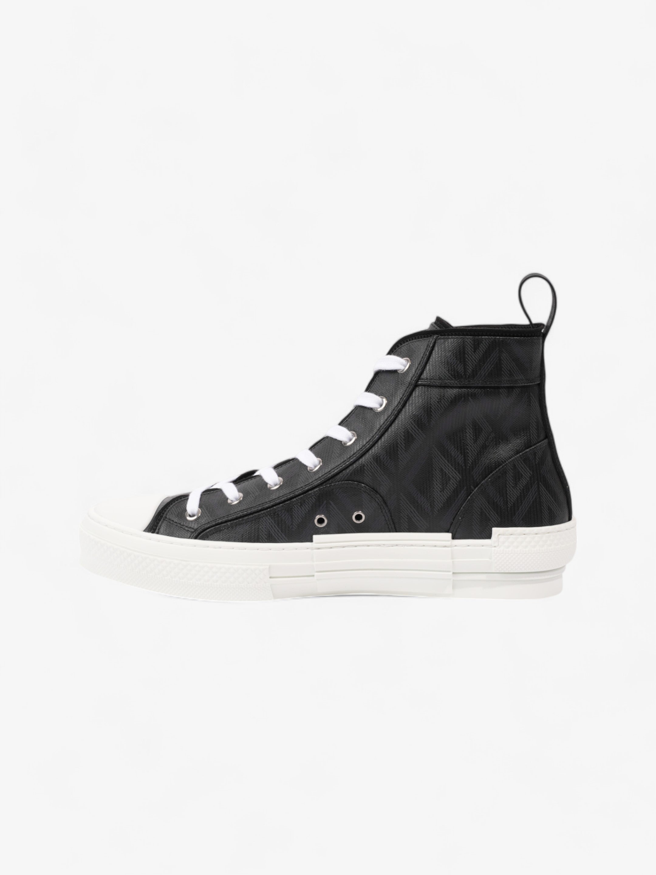 Christian Dior B23 High Top Black / White Canvas EU 43 UK 9