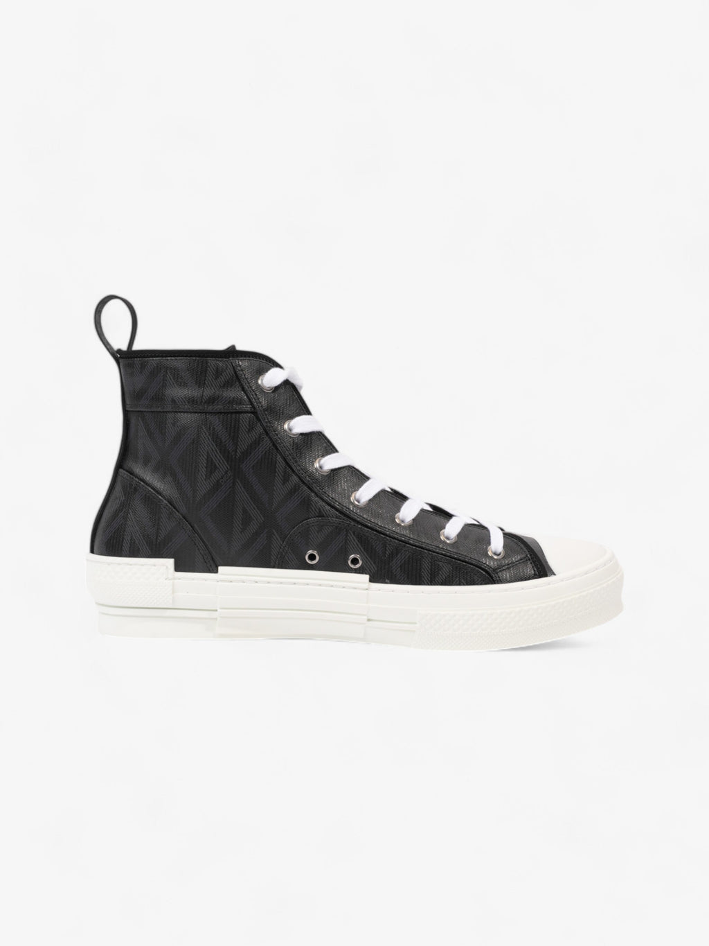 Christian Dior B23 High Top Black / White Canvas EU 43 UK 9