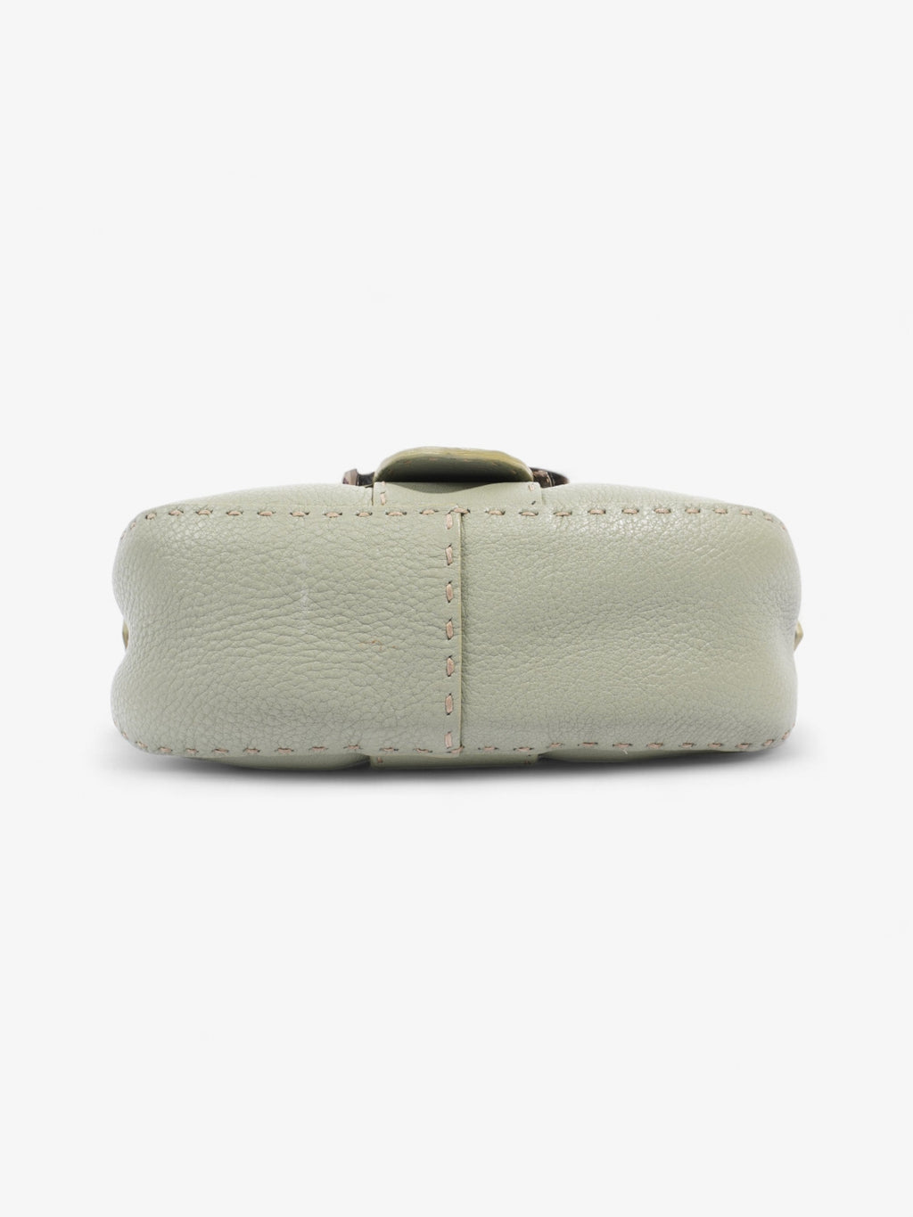 Fendi Salleria Flap Olive Green Leather