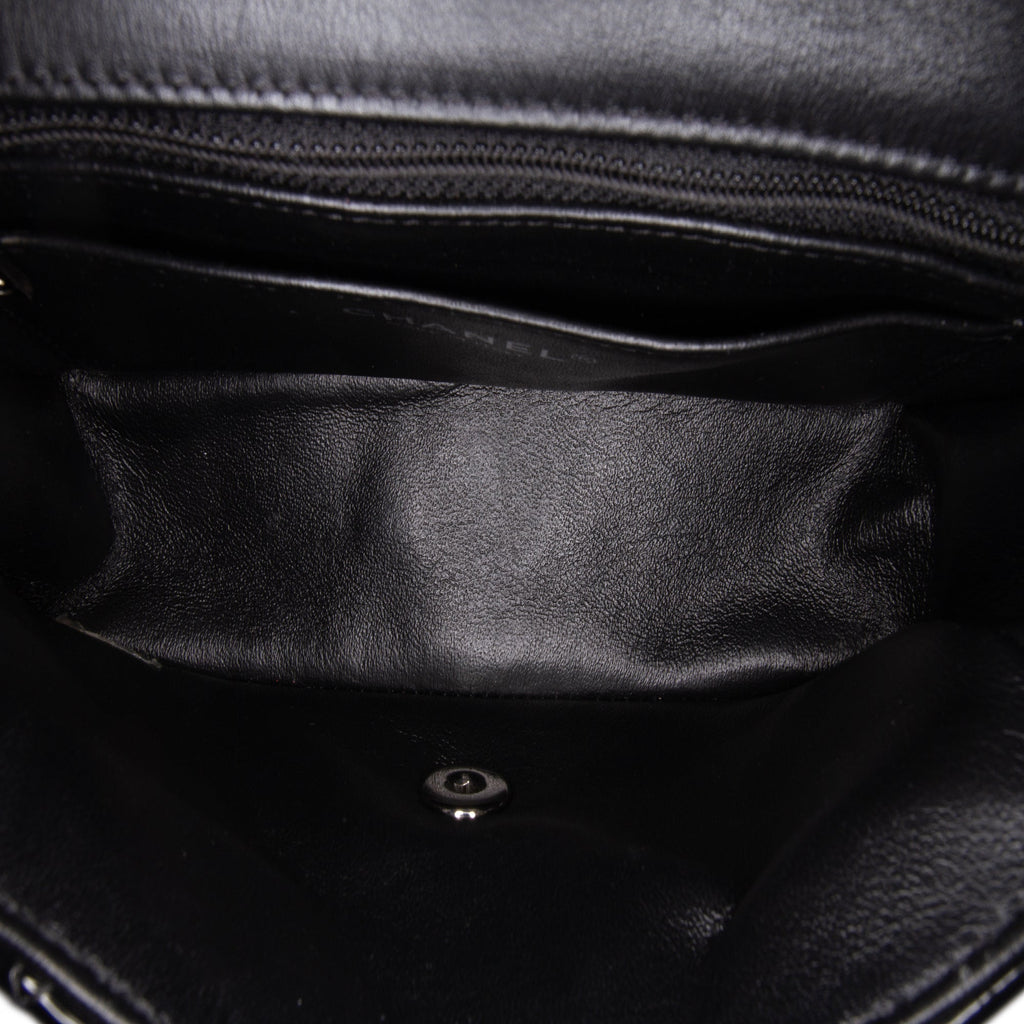 Classic Single Flap Bag Quilted Patent Mini