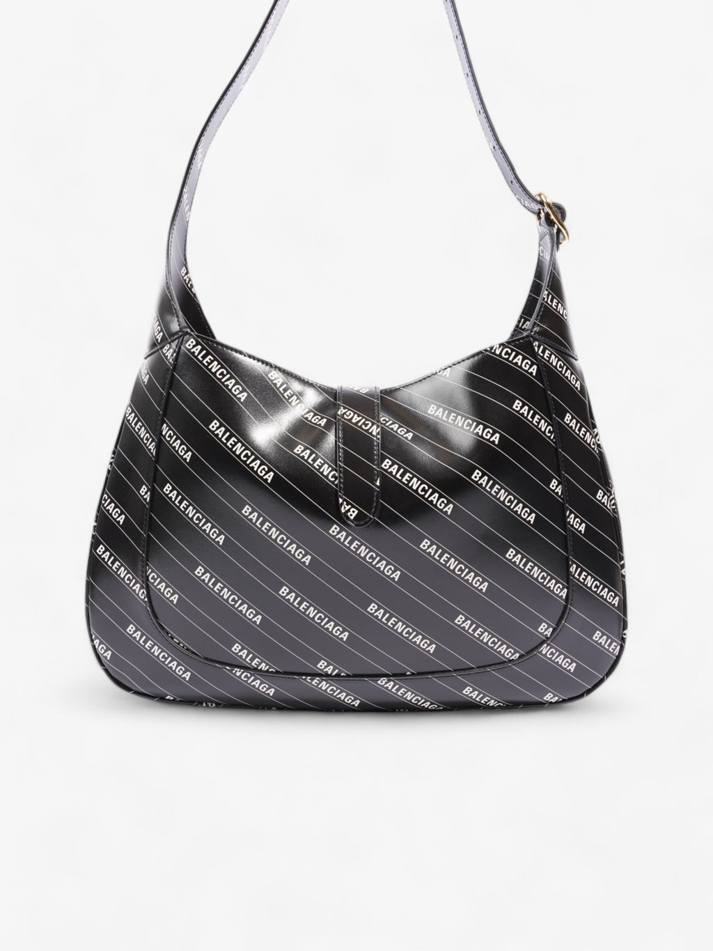 Gucci x Balenciaga Hacker Project Jackie Black / White Leather