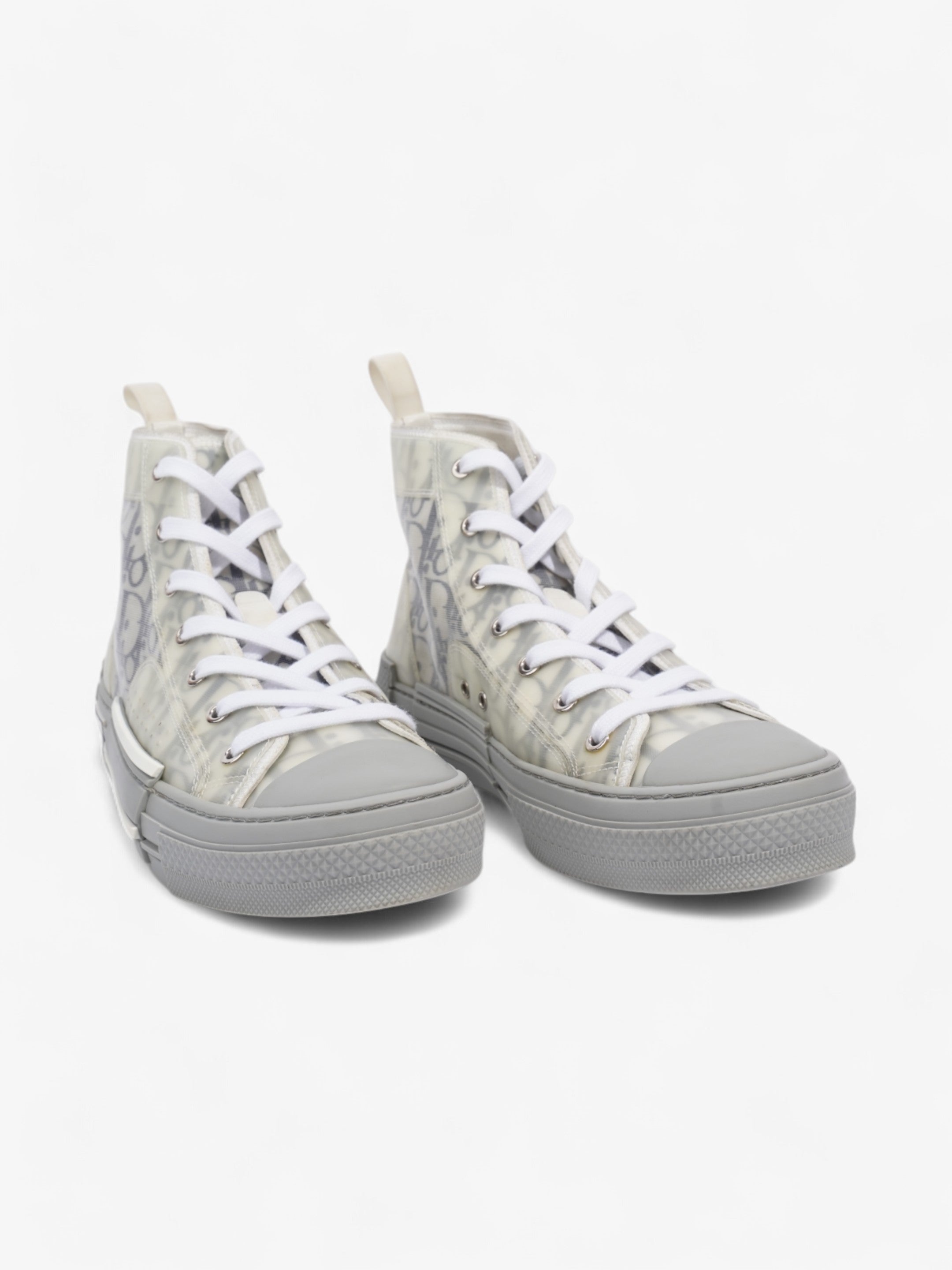 Christian Dior B23 High-tops Grey Oblique  / White Mesh EU 41 UK 7