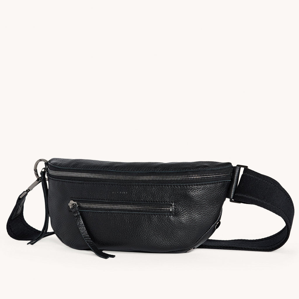 Charles Crossbody | Black/Gunmetal | Med
