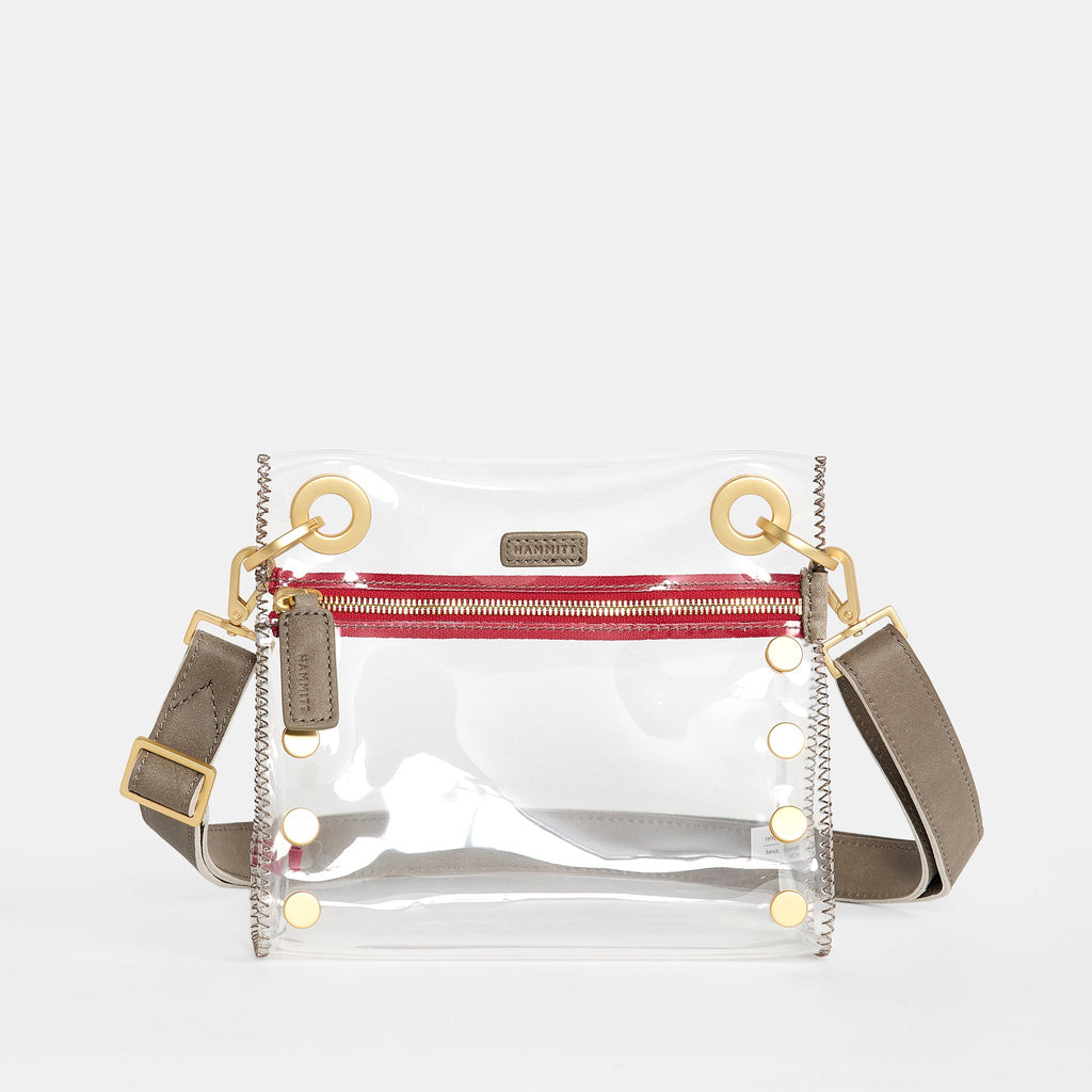 Tony Clear | Pew/Brushed Gold Red Zip | Sml