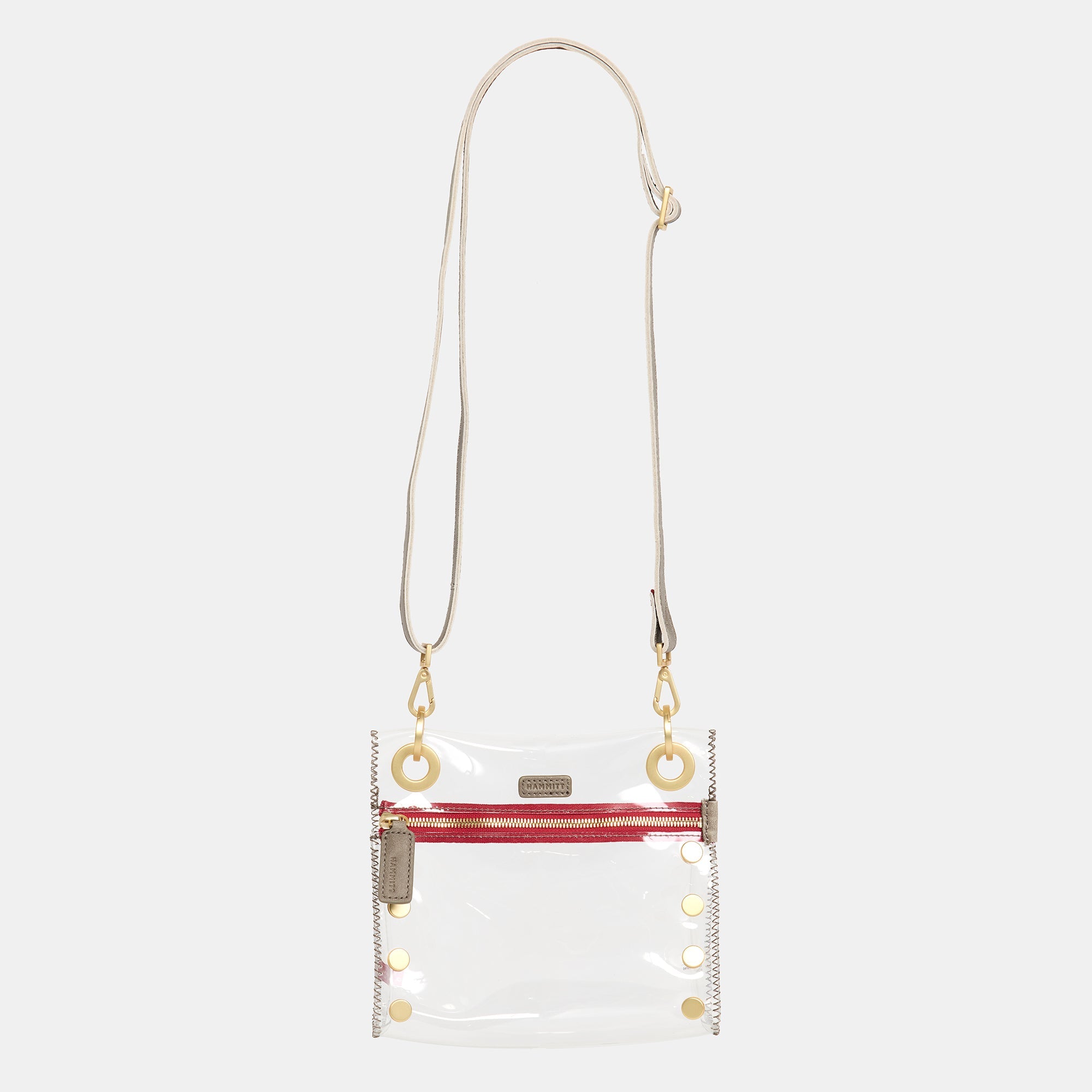 Tony Clear | Pew/Brushed Gold Red Zip | Sml