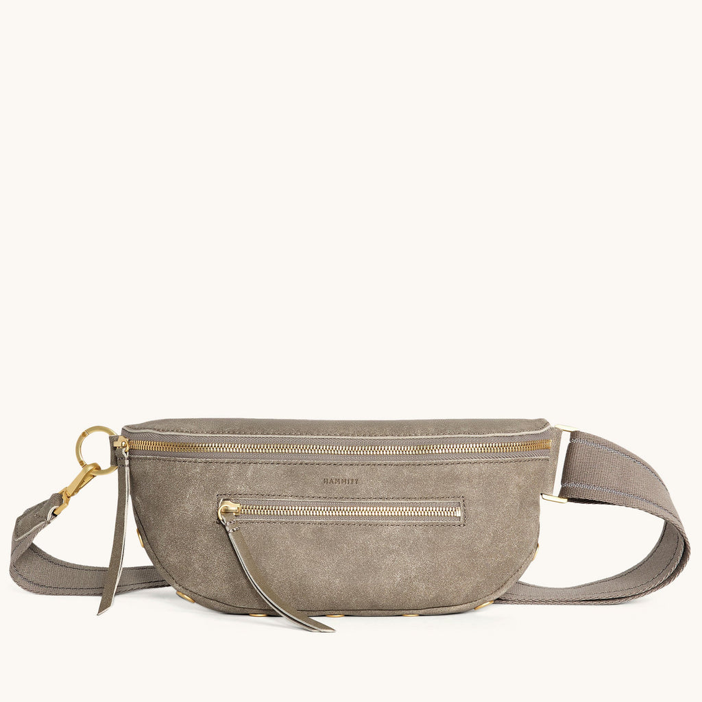Charles Crossbody | Pewter/Brushed Gold | Med