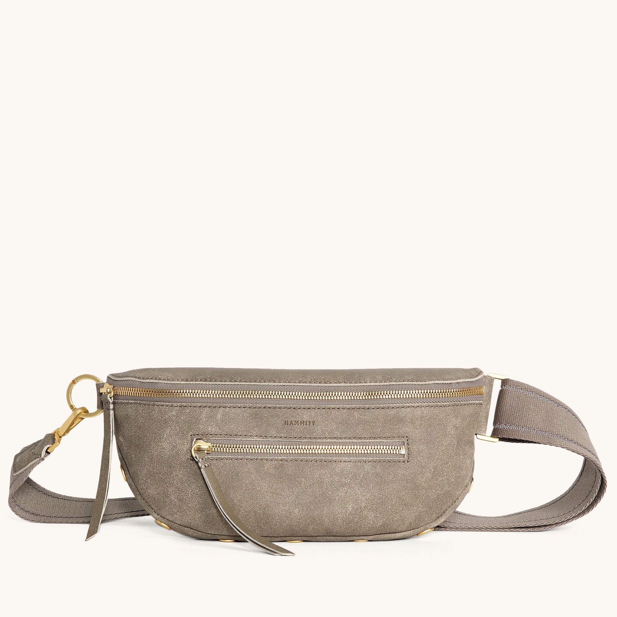 Charles Crossbody | Pewter/Brushed Gold | Med