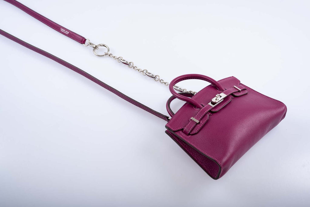 Hermès Birkin 15 Micro Tosca Swift with Palladium Hardware