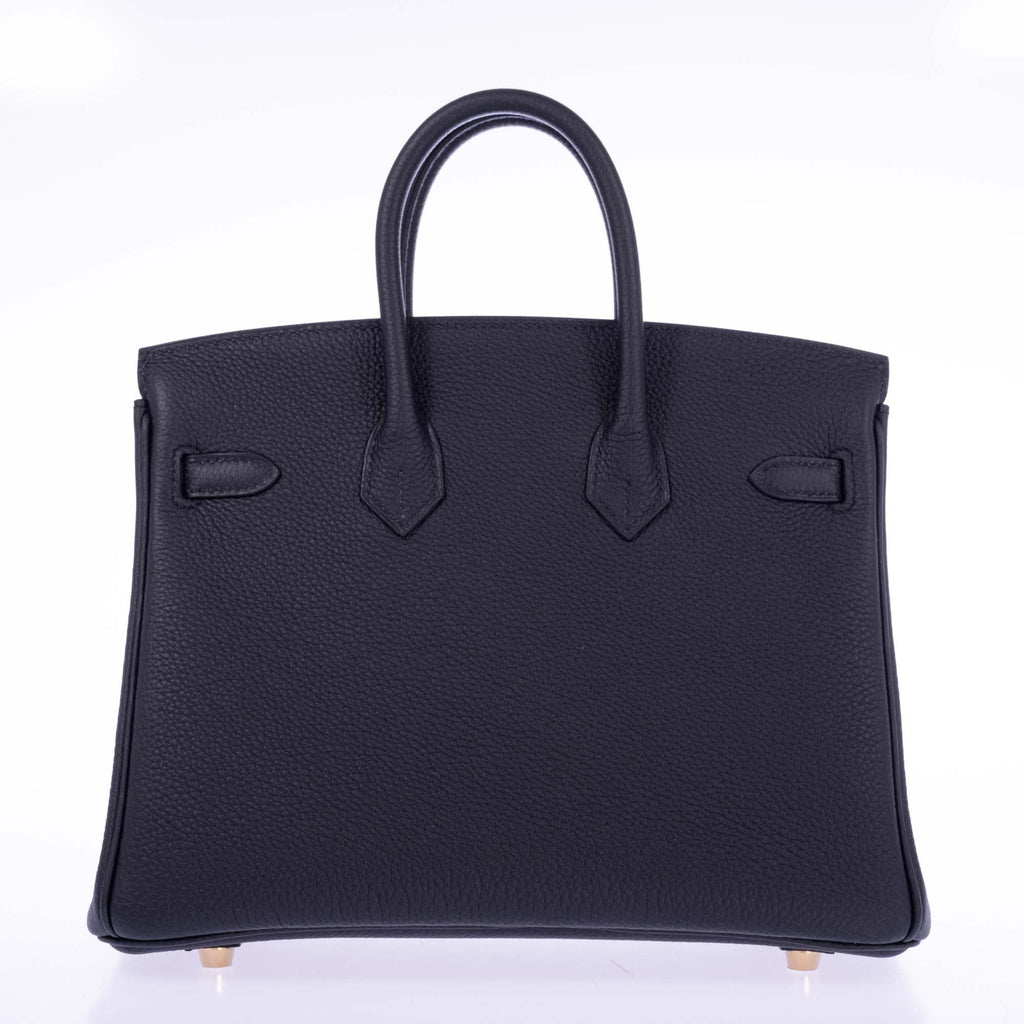 Hermès Birkin 25 Black Togo Gold Hardware