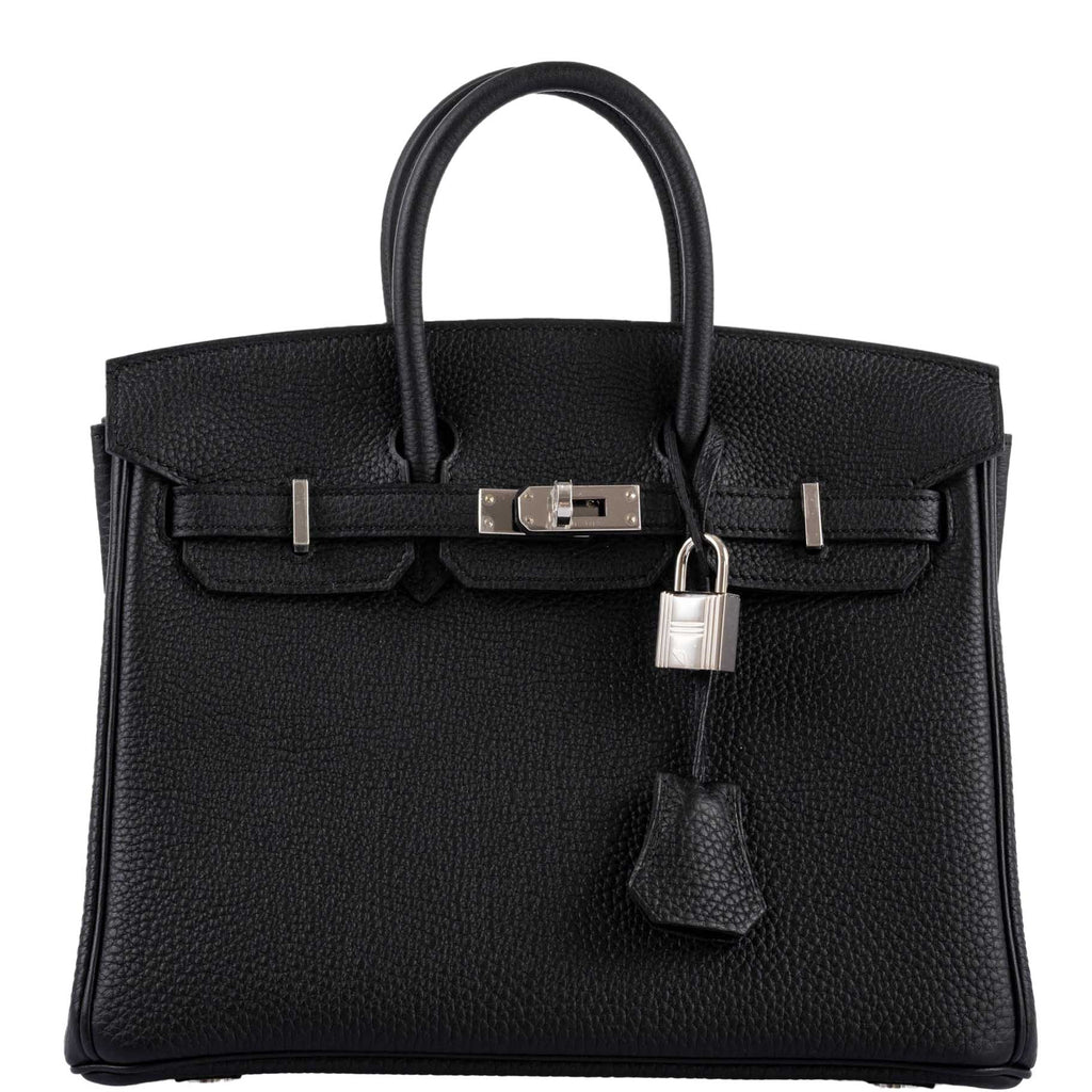 Hermès Birkin 25 Black Togo Palladium Hardware
