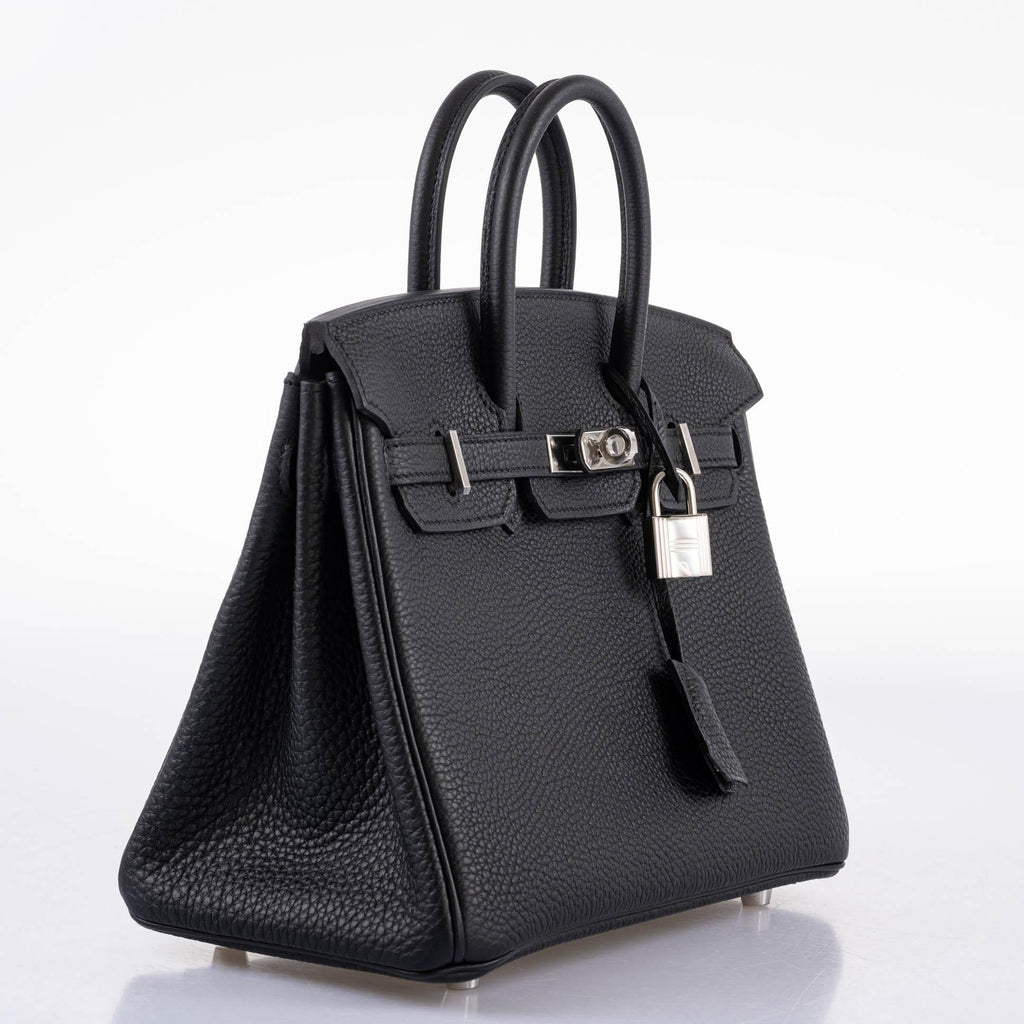 Hermès Birkin 25 Black Togo Palladium Hardware