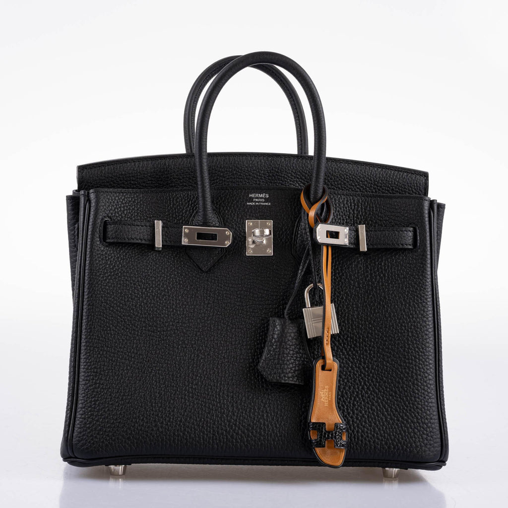 Hermès Birkin 25 Black Togo Palladium Hardware