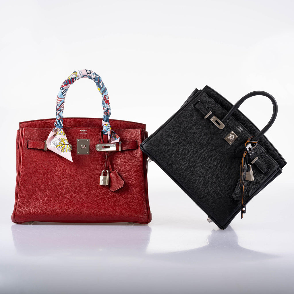 Hermès Birkin 25 Black Togo Palladium Hardware