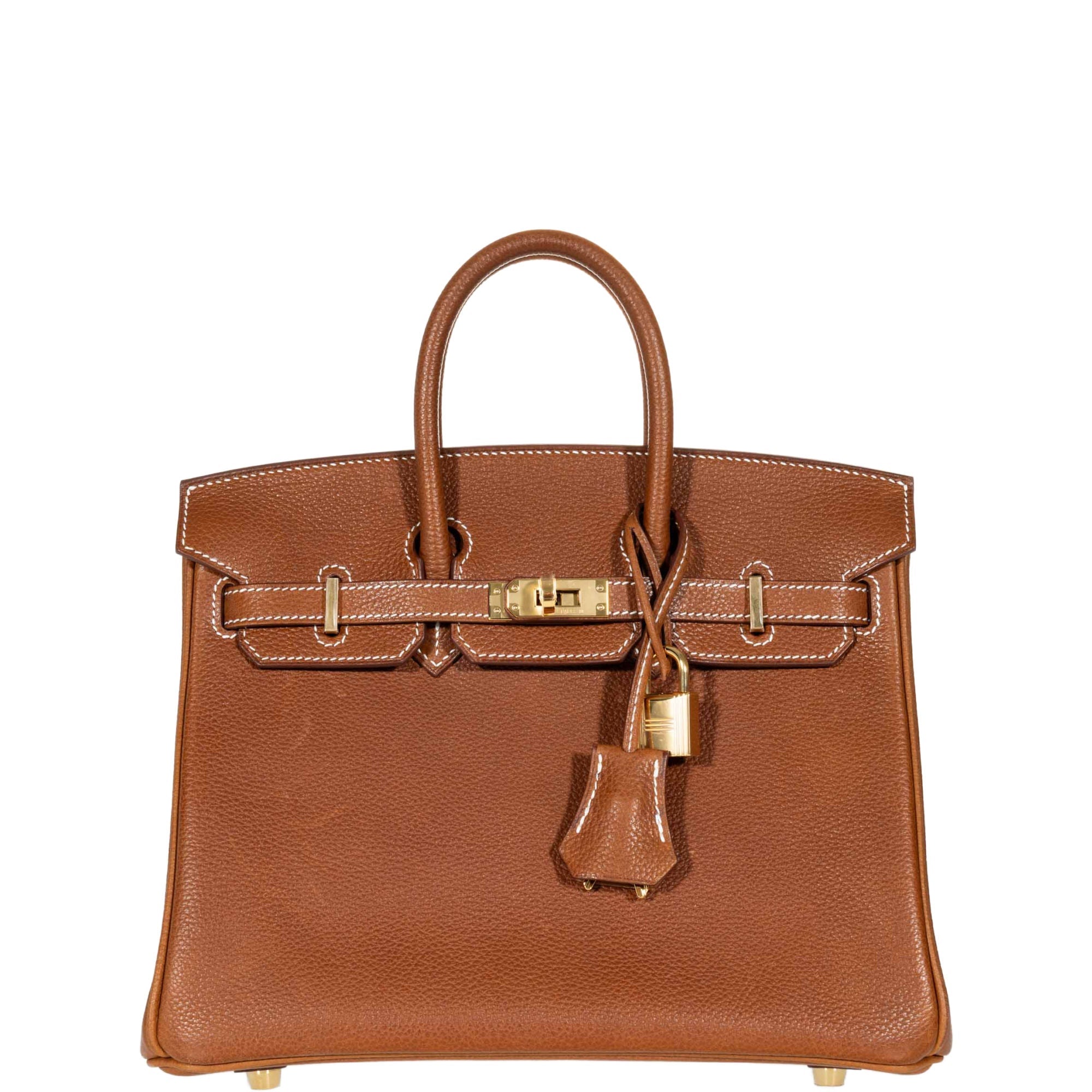 Hermès Birkin 25 Fauve Barenia Faubourg Gold Hardware