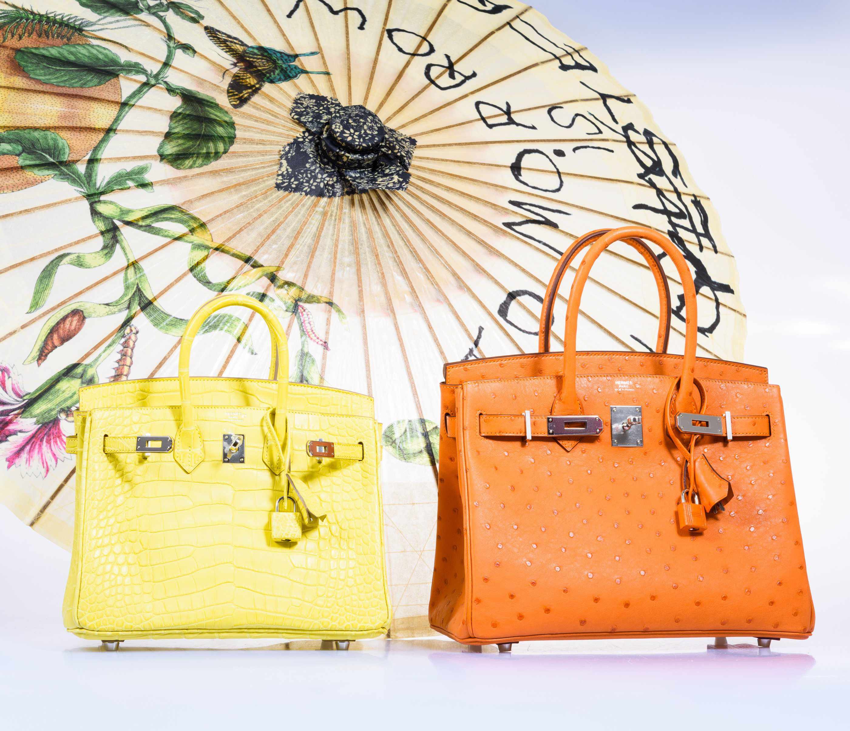 Hermès Birkin 25 Lime Yellow Matte Alligator Palladium Hardware - 2018, C