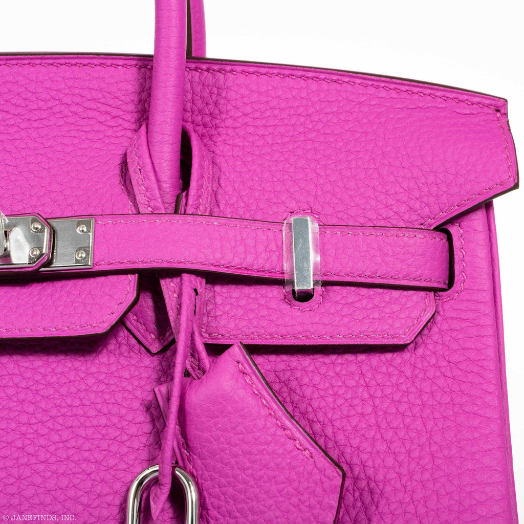Hermès Birkin 25 Magnolia Togo Palladium Hardware - 2018, C