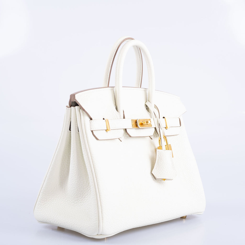 Hermès Birkin 25 Mushroom Togo Gold Hardware