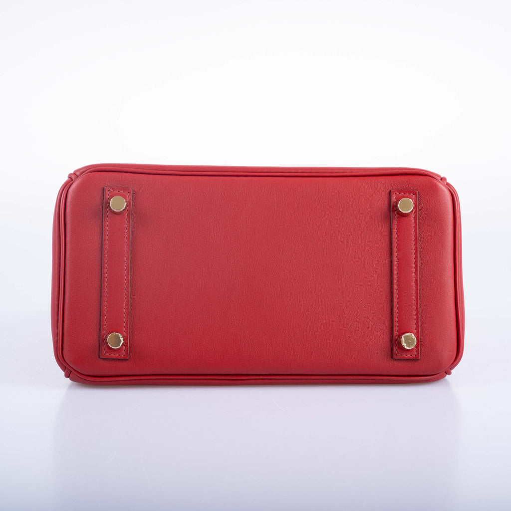 Hermès Birkin 25 Rouge Pivoine Swift Gold Hardware