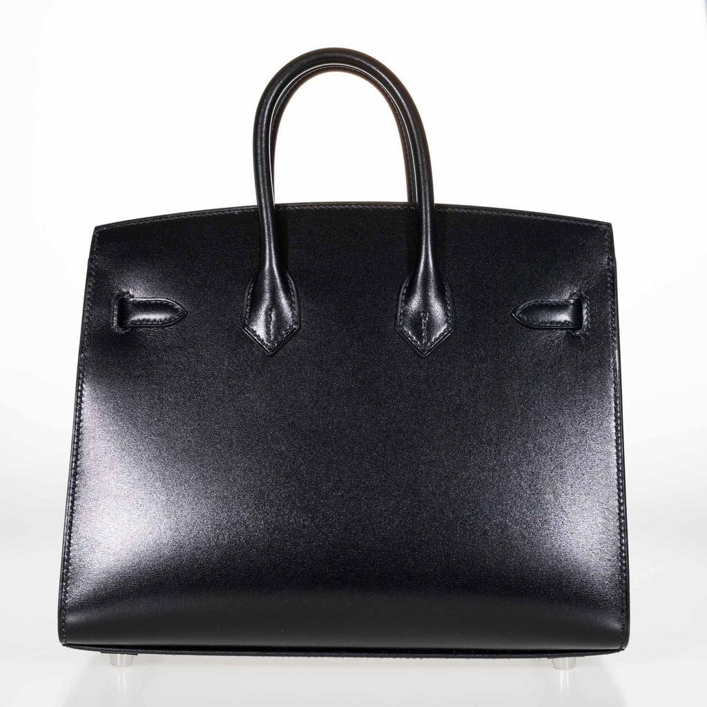 Hermès Birkin 25 Sellier Black Box Calf Palladium Hardware