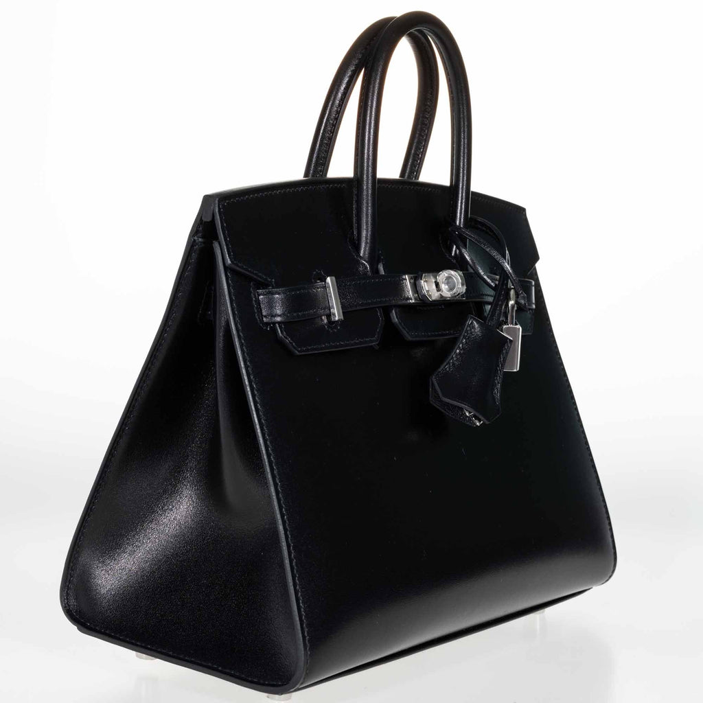 Hermès Birkin 25 Sellier Black Box Calf Palladium Hardware