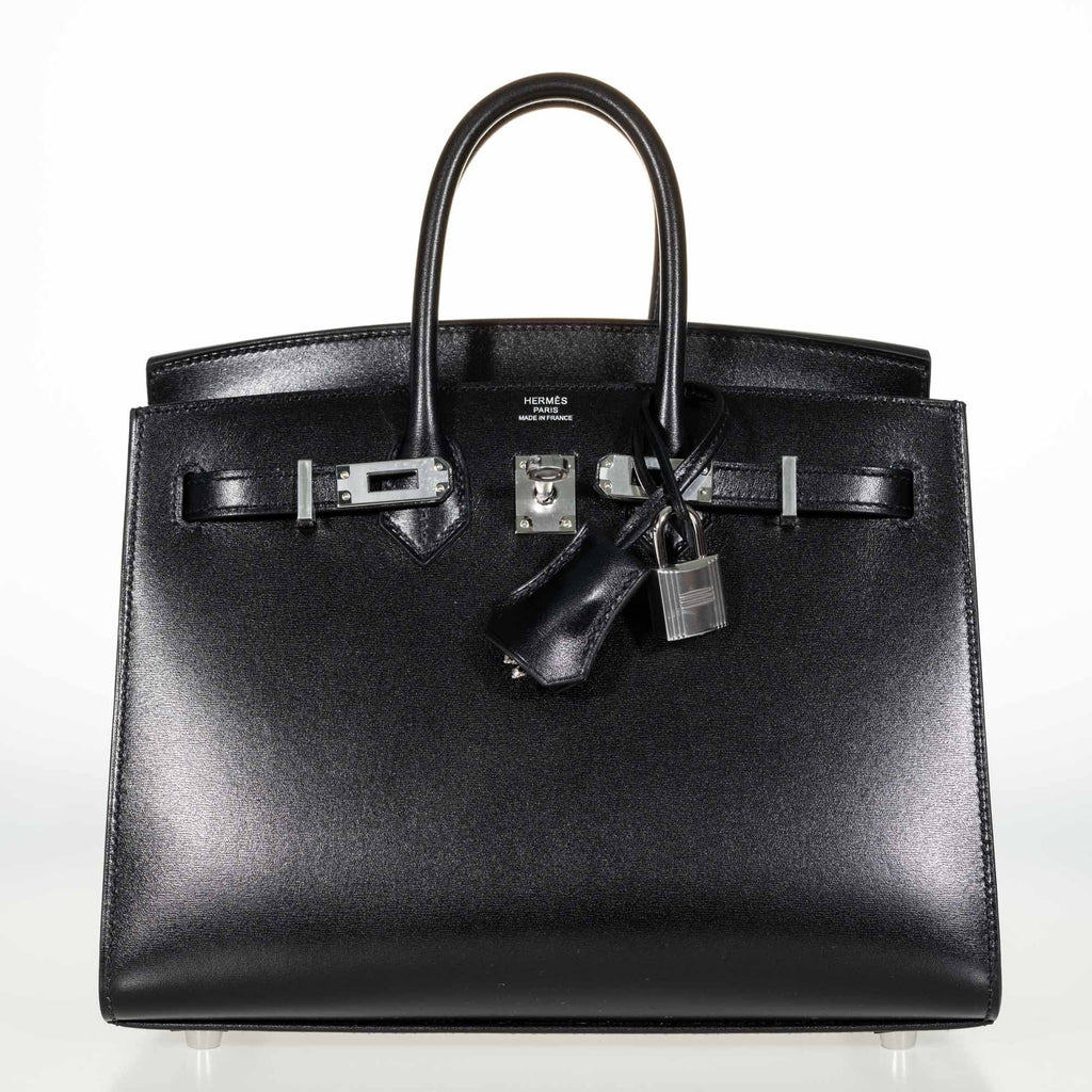 Hermès Birkin 25 Sellier Black Box Calf Palladium Hardware