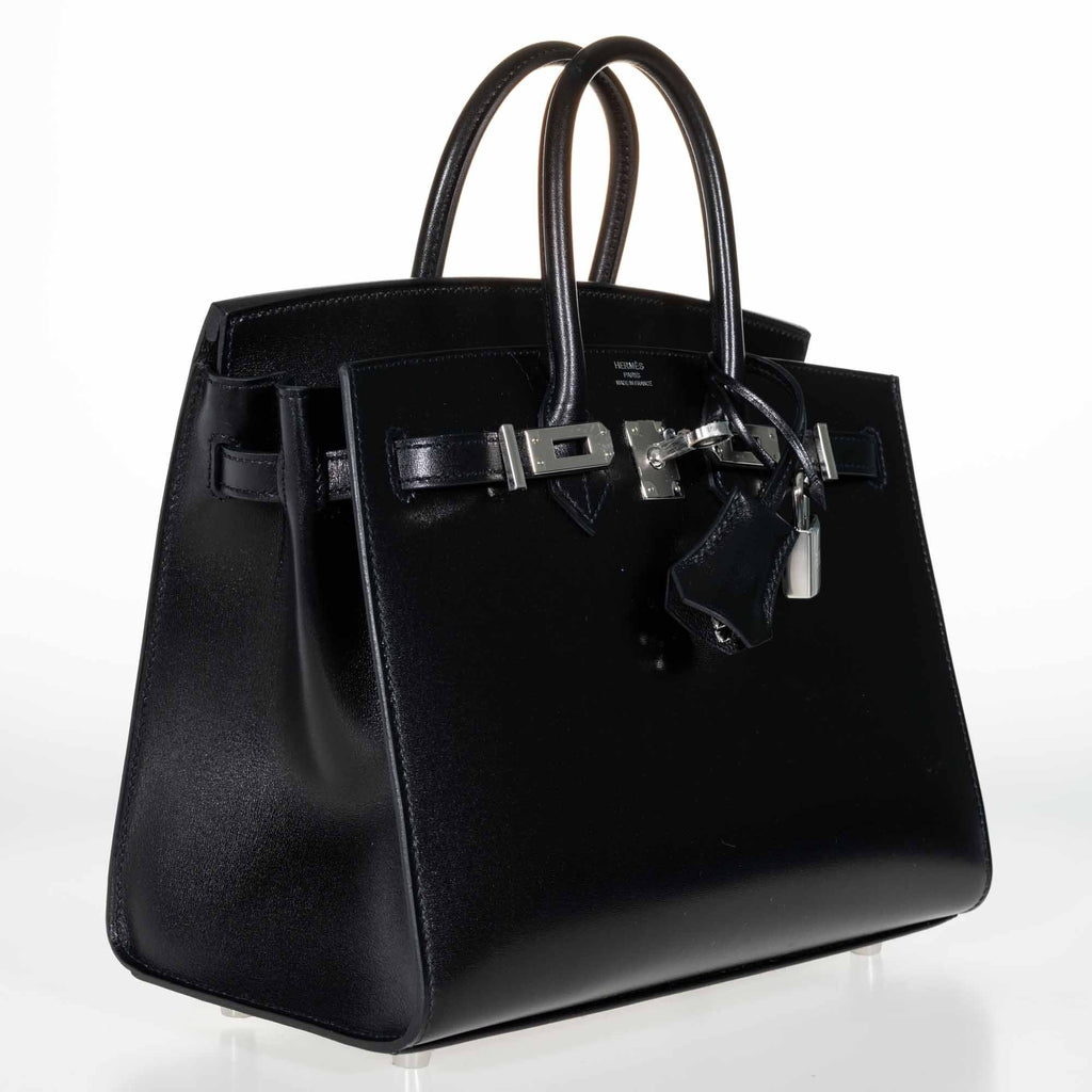 Hermès Birkin 25 Sellier Black Box Calf Palladium Hardware