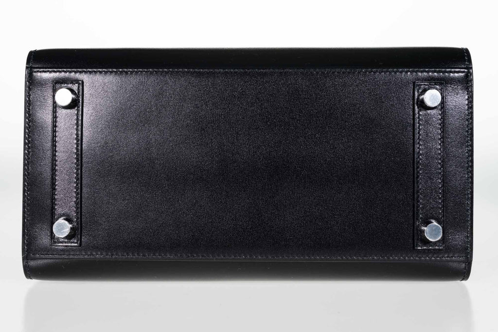 Hermès Birkin 25 Sellier Black Box Calf Palladium Hardware