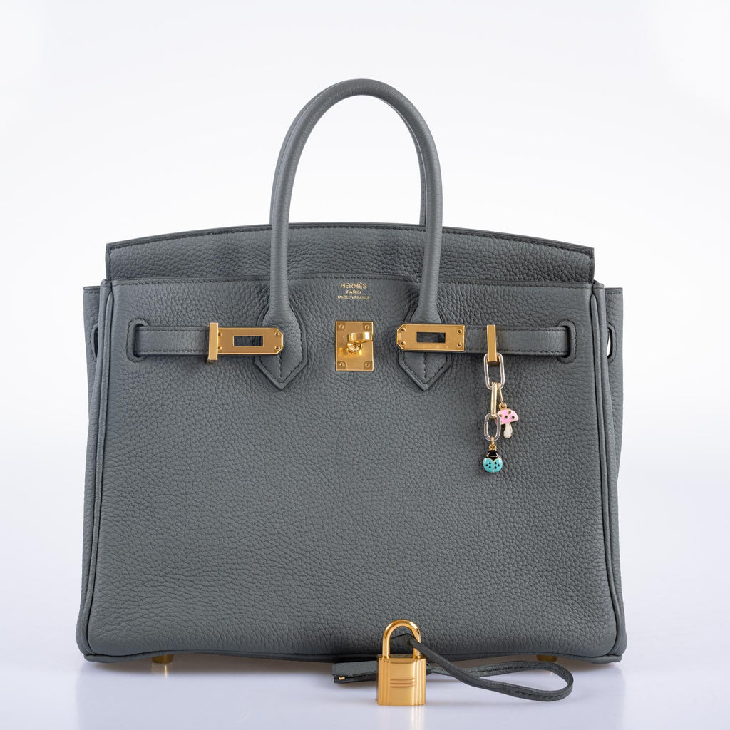 Hermès Birkin 25 Vert Amande Togo Gold Hardware
