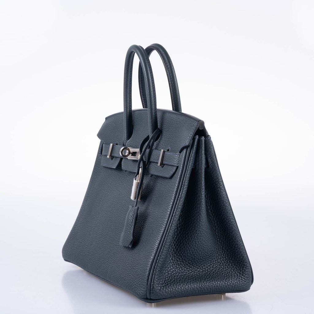 Hermès Birkin 25 Vert Rousseau Togo Palladium Hardware