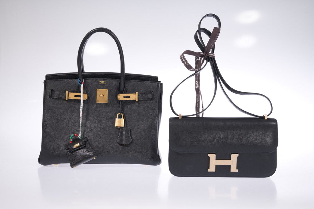 Hermès Birkin 30 Black Epsom Gold Hardware
