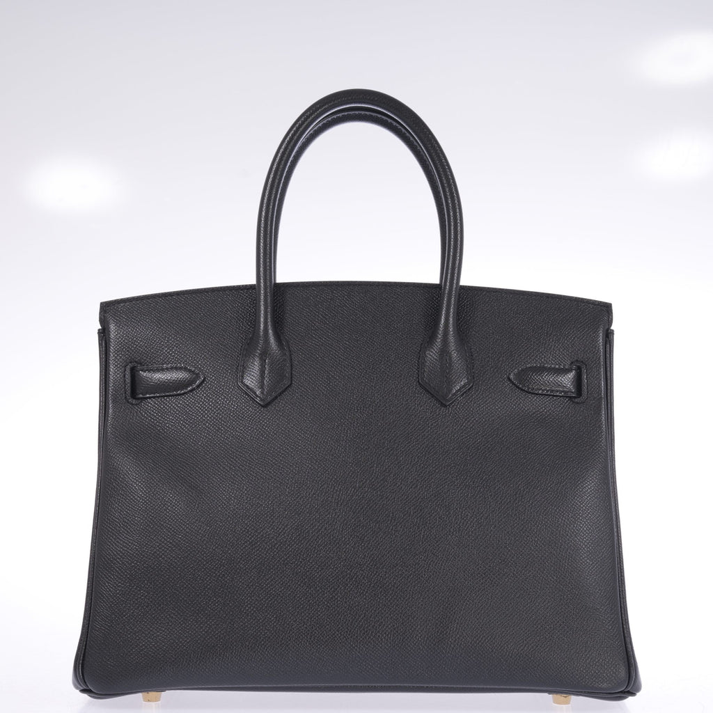 Hermès Birkin 30 Black Epsom Gold Hardware