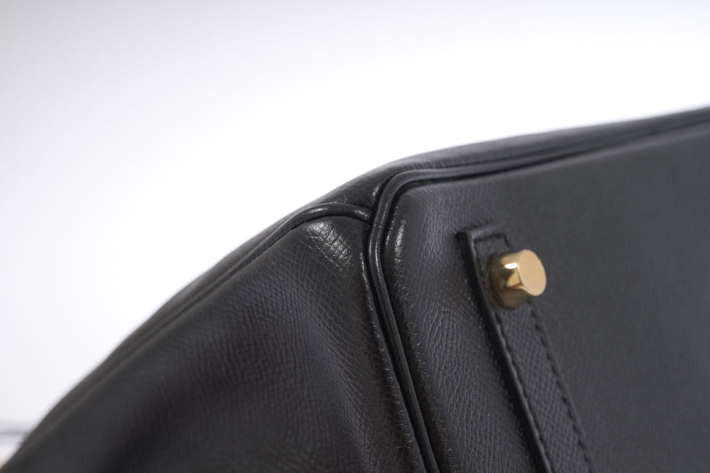 Hermès Birkin 30 Black Epsom Gold Hardware