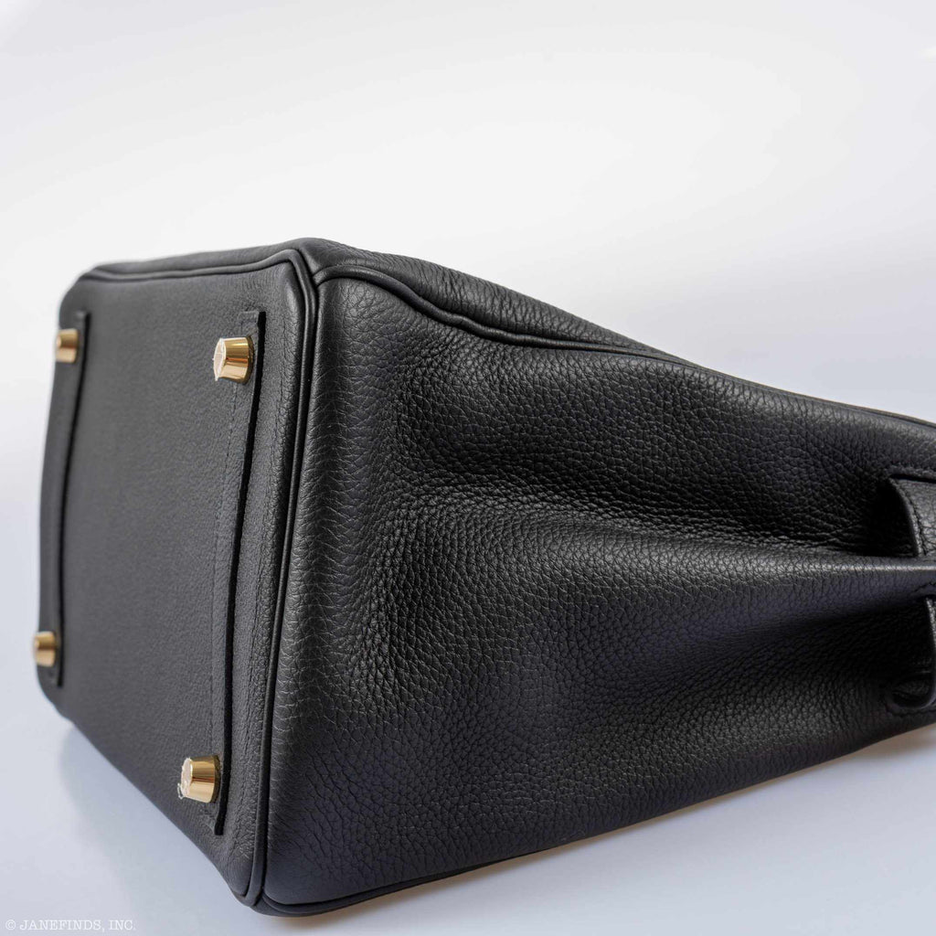 Hermès Birkin 30 Black Togo Gold Hardware - 2018, C